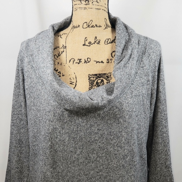 Express gray cowl neck sweatshirt size small - Picture 6 of 6